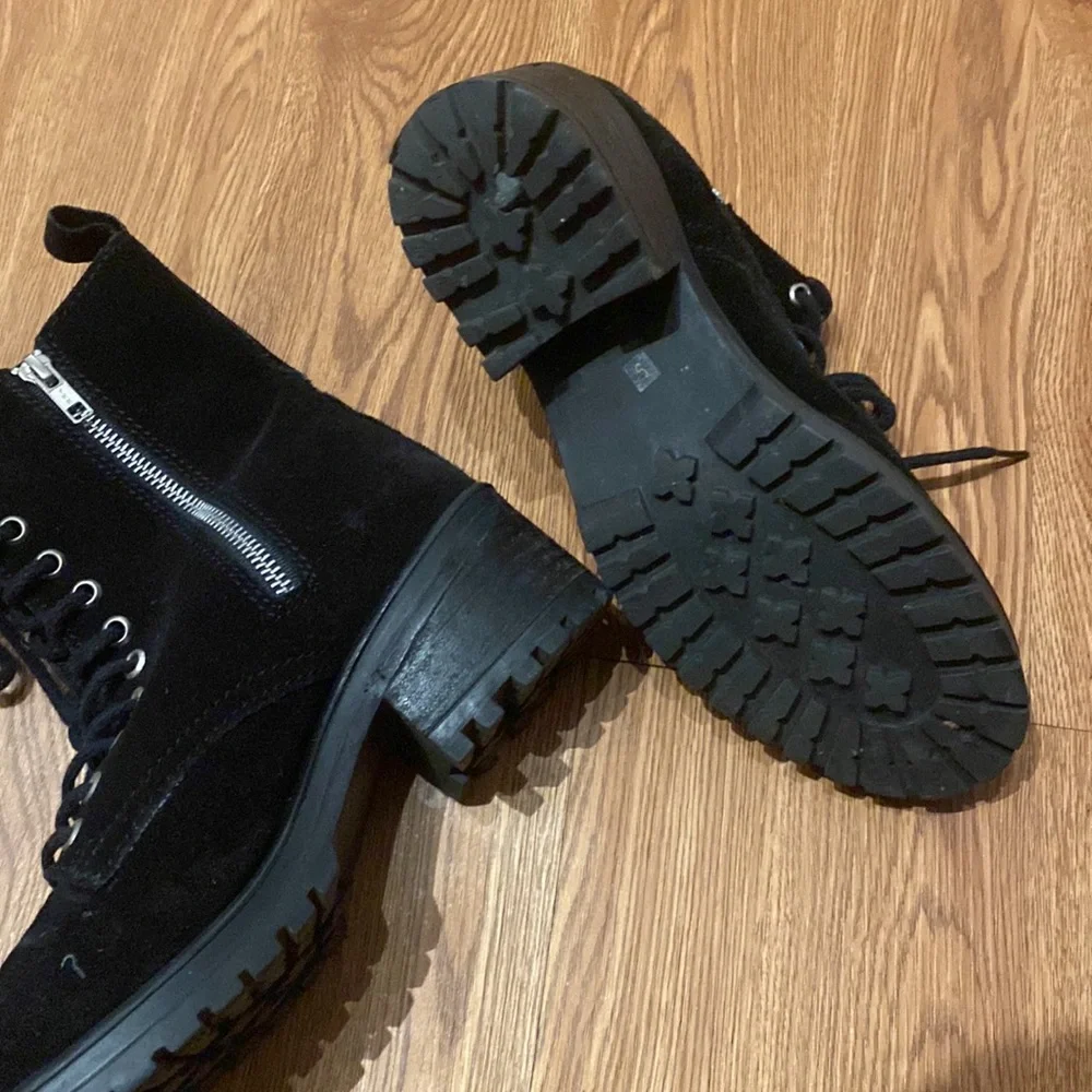 Combat Suede Boots - Picture 4 of 5